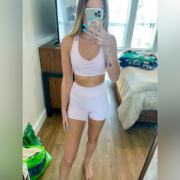 Young LA pink workout set